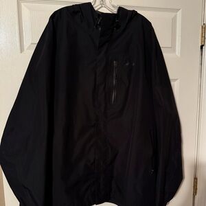 Cabela's Men's Black Hooded Raincoat